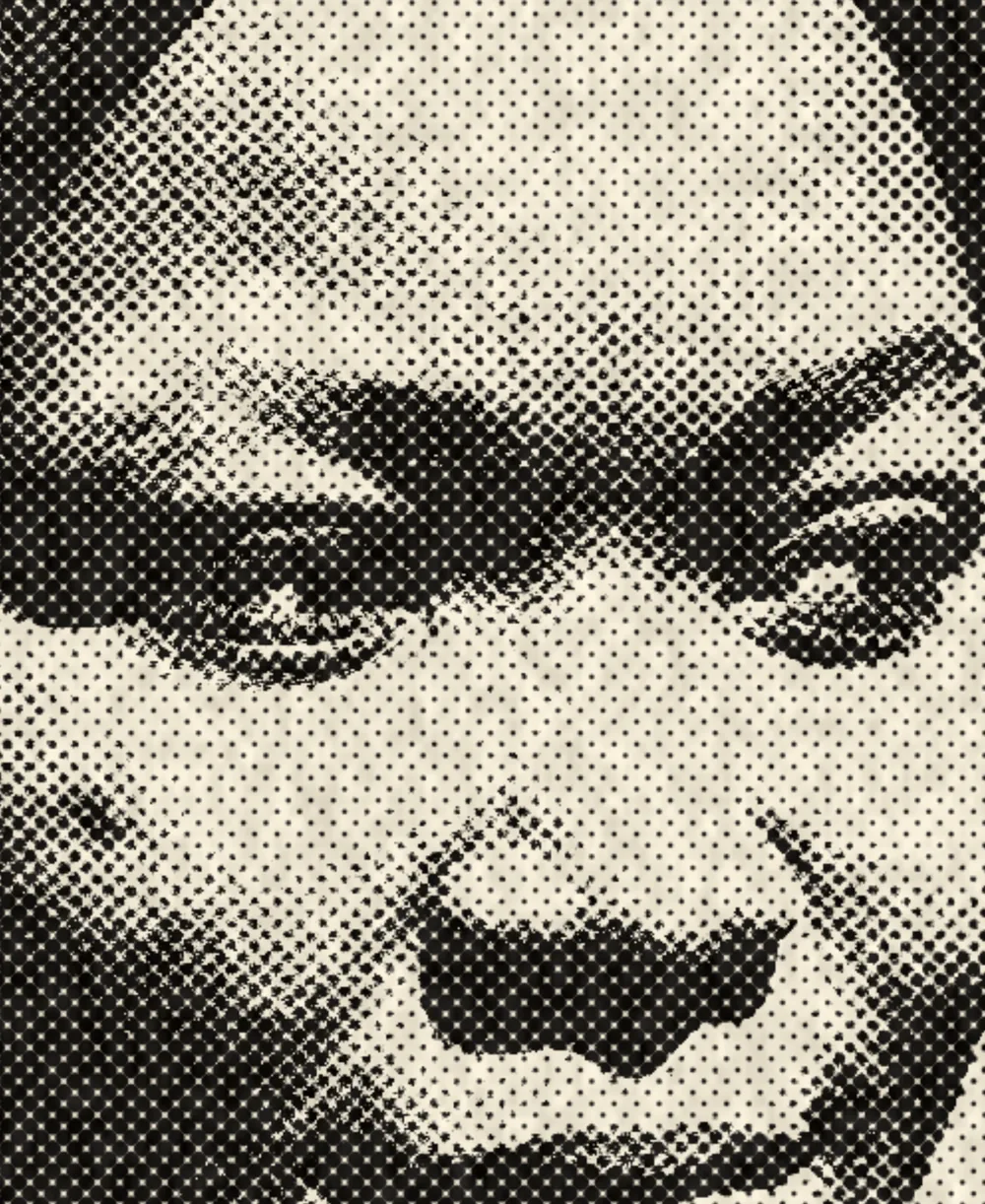 Portrait of a woman supported by Nègès Mawon